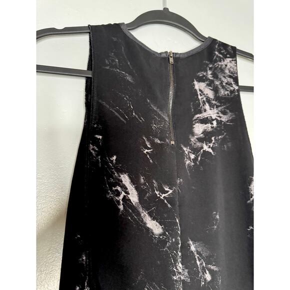 Gothic Asymmetrical Black & White Dress -Size 8 H&M - Picture 12 of 13